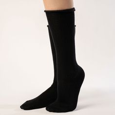 When you have to face the cold, there is nothing better than starting with functional Merino wool socks to keep you warm from the feet up. Knitted with thick 100% Merino wool yarns, these socks for women feature an array of benefits: they are moisture-wicking, skin-friendly, and durable. Unlike traditional wool, the fibers of Merino wool are smoother on their surface, for this reason, our socks do not irritate or itch. In addition, these are longer and thicker so you feel a dose of comfort with Warm Comfortable Socks For Cold Weather, Comfortable Warm Socks For Cold Weather, Black Knitted Socks For Stocking Stuffer, Warm Black Socks For Stocking Stuffers, Cozy Black Socks For Stocking Stuffers, Thick Black Socks For Fall, Warm Snug Solid Socks, Black Socks For Cold Weather And Fall, Black Socks For Cold Weather Fall Season