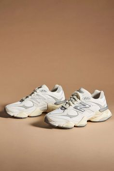 New Balance 9060 Sneakers | Anthropologie Tie Styling, New Balance 9060, Athletic Gear, Tie Styles, Trendy Sneakers, Sneakers Outfit, New Balance Shoes, Perfect Shoes, Cozy Fashion