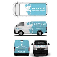 a van wrap design for retykle