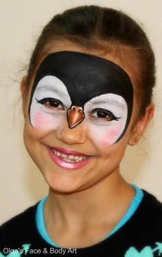 Penguin face painting design Madagascar Musical, Diy Christmas Light Decorations, Painting Kids, Reindeer Face, Kids Face Paint