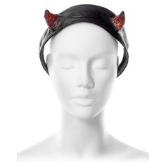 ▪ Vivienne Westwood black leather headband ▪ 'Britain Must Go Pagan', Spring-Summer 1988 ▪ Battery-powered light-up acrylic Satyr horns ▪ Unlabelled show piece ▪ First seen on the cover of Blitz Magazine, March 1988 and later shown at the 'Civilizade', Spring-Summer 1989 and 'Dressing Up', Fall-Winter 1991 runway shows ▪ Made in England All photographs in this listing EXCLUDING any reference or runway imagery needs the credit of the copyright owner if you want to perform certain acts, such as co Vivienne Westwood Hat, Satyr Horns, Pagan Spring, Swaggy Clothes, Goth Wardrobe, Leather Headband, Show Piece, Battery Powered Light, Leather Headbands