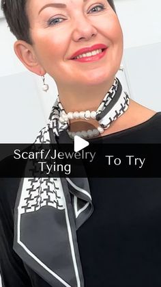 Shepherd's Fashions on Instagram: "A scarf, a stretch pearl bracelet and a chain necklace can create magic by combining them into a stylish and unique accessory. Here’s are two easy ways to go about it.  These combinations not only enhance your outfits but also demonstrate creativity in accessorizing, turning simple items into statement pieces.  Which one’s your favourite??  #ScarfStyle #scarf #scarffashion #oblong #Pearl #PearlBracelet #ShepherdsFashions" Scarf Necklace Diy, Scarf And Necklace Together, Scarves Hacks, Scarf Techniques, Shirt Tricks, Scarf Tying Ideas, Diy Scarfs, Scarf Wearing Styles, Scarf Knots