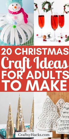 20 christmas craft ideas for adults to make