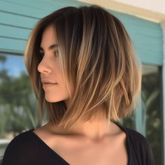 75 Stunning Lob Haircuts (Long Bob) for Right Now Hairstyles Lob Medium, Lobbed Bobs, Lob With Layers Textured Bob Straight, Bob Styles For Thick Hair, Medium Hair Cuts For Fine Hair, Scandi Bob Haircut, Long Bob With Volume, Medium Length Haircut With Layers For Fine Hair, Angled Lob Haircuts For Fine Hair