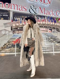 Tonight’s NFR outfit! 🤠 
Faux fur coat 
Amazon clutch 
Western belt 
Hat is from Nashville, linked similar
Luchesse boots 
Glitzy Bella lace top 
Glitzy Bella leopard dress 

Follow my shop @ashleeknichols on the @shop.LTK app to shop this post and get my exclusive app-only content!

#liketkit #LTKStyleTip
@shop.ltk
https://liketk.it/4ZMEG Luchesse Boots, Western Belt, Western Home Decor, Leopard Dress, Western Jewelry, Country Outfits, Western Dresses, Faux Fur Coat, Every Girl