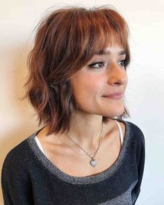 50 Trendiest Short Bob Haircuts Bobs With Bangs, Short Shaggy Bob, Shaggy Bob Haircut, Short Bobs With Bangs, Short Wavy Bob, Choppy Bob Haircuts, Hair Elixir, Shaggy Hair, Bob Hairstyles With Bangs