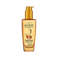 This Extraordinary Oil for All Hair Types by L'Oreal Paris Elvive is super versatile hair oil designed to condition and improve shine. Containing a rich blend of 6 precious flower extracts, this versatile oil gives a weightless touch and a salon perfect finish to hair. Presented in a pump bottle for easy and efficient distribution, it's a must have for all hair types. K.D.  Directions of use:  Rub 2 precious drops between the palms of your hands  Apply L'Oréal Paris Elvive Extraordinary Oil for All Hair Types evenly through the lengths and ends of wet or dry hair  Before shampoo for luxurious nourishment; before styling to protect and transform your hair; as a finishing touch for sumptuous softness and luxurious shine Very Dry Hair, Tanning Moisturizer, Paris Hair, Silk Pillowcase Hair, Hair Color Shampoo, Can't Stop Won't Stop, The Palms, Skincare Gift Set, Pump Bottle