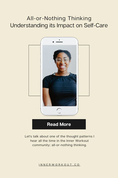 All-or-Nothing Thinking: Understanding its Impact on Self-Care by Inner Workout | Find time for self-care and inner work. Read more! Cognitive distortions are a funhouse mirror way of thinking that keeps us from seeing the world as it is. But we're getting really specific today. Let's talk about one of the thought patterns I hear all the time in the Inner Workout community: all-or-nothing thinking. Read more! negative thinking, all-or-nothing thinking, cognitive distortions, self-care advice Funhouse Mirror, Inner Workout, Yoga Ideas, Burnout Recovery, Group Yoga, Reflective Practice, Love Wellness, Yoga Guide, Inner Work
