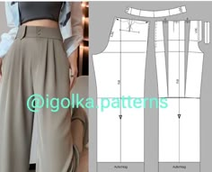 an image of a woman's pants and top