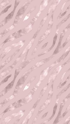 a pink and silver background with wavy lines on the bottom half of it, as well as an animal print pattern