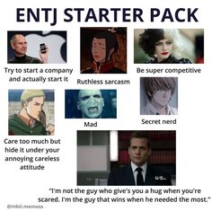 Entj Starter Pack, Entj Celebrities, Entj Core Aesthetic, Entj Booklist, Entj Memes Funny, Entj Male, Entj X Entp, Entj X Infj, Entj Characters