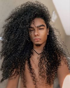 Question Authority, Pelo Afro, Curly Hair Men, Hair Reference, Long Hair Styles Men, Long Curly Hair, Long Curly, Afro Hairstyles, Curly Hair Styles Naturally