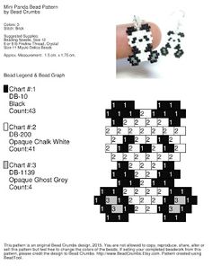 a crossword puzzle with black and white beads