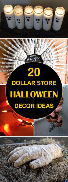 dollar store halloween decor ideas that are easy to make