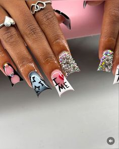 Katie Fang Nails, Ugly Nails Weird, Nail Freestyle, Starbucks Nails, Nails Duck, Duck Nail, Amazing Nails