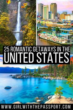 25 Romantic Getaways in the USA + Secret Local Tips Romantic Resorts In The Us, Best Couples Vacation Usa, Weekend Couple Getaways, 20 Year Anniversary Trip Ideas, 20th Anniversary Trip Ideas, Couples Getaway Ideas U.s. States, Anniversary Trips In The United States, Couples Trips In The Us, Best Anniversary Trips