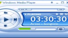 an mp3 player with the time displayed on it's display screen and other buttons