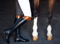 Made of high quality leather, Hennessy Boot Crowns are a rich brown micro-striped lizard pattern leather, polished to a high gloss finish with dark brown leather piping. Looks fantastic on both brown and black boots. Measure around the top of your boot to determine your size. 99% of our customers are the 19.5" size. We use a Velcro tab of approximately 2 1/2 inches long so there is "wiggle room" for different sized people. People of varying sizes can wear the same Crown. There is a clip at the t Lizard Pattern, Equestrian Boots, People People, Dark Brown Leather, High Gloss Finish, Nice Leather, High Quality Leather, Custom Items, High Gloss