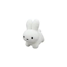 a small white stuffed animal on a white background