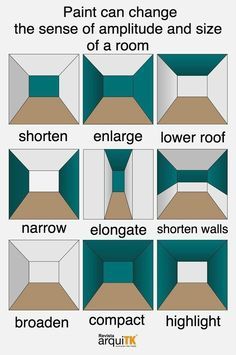 an image of different types of walls and flooring in the same color palettes