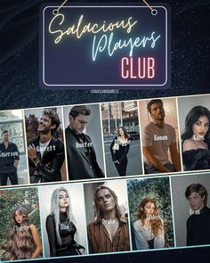 a collage of photos with the caption'galaacous vaporers club '