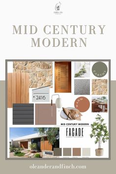 the mid century modern color scheme