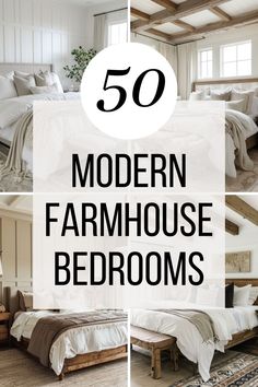 the top 50 modern farmhouse bedroom designs