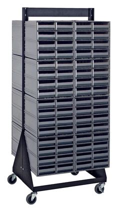 QIC-248-83 - Industrial 4 Less - QIC-248-83-GY Mealworm Farm, Cabinets With Drawers, Nut And Bolt Storage, Stainless Steel Shelving, Stacking Bins, Recessed Handle, Mobile Shelving, Shelf Bins, Drawer Bins