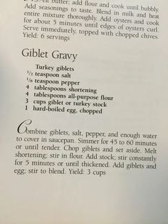 an open book with instructions on how to make grubs and garnishes