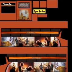 an image of a movie strip with many different scenes