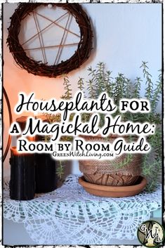 House Plants For Witches, Indoor Witch Garden, Green Witch Interior, Green Witch Aesthetic Bedroom, Green Witch Aesthetic Home Living Room, Green Witch Kitchen Aesthetic, Witch Bathroom Aesthetic, Green Witch Living Room, Green Witch Home Decor