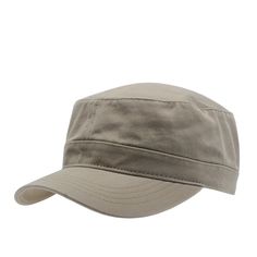 Unstructured Low Profile Cotton Military 6 Panels Cap 4 Rows Stitching on Slight Curved Visor Matching Fabric Undervisor and Matching Color Sweatband Adjustable Hook and Loop Closure One Size Fits Most (22.8") 100% Cotton - Unstructured Soft Crown Khaki Visor Hat For Spring, Military Style Baseball Cap For Summer, Military Style Visor Hat For Summer, Khaki Visor Baseball Cap For Spring, Military Style Hat With Short Brim, Military Style Summer Visor Hat, Summer Military Cap Style Hat, Khaki Flat Bill Hat, One Size Fits Most, Khaki Flat Bill Hat One Size Fits Most