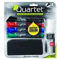 quartet liquid ink and marker set