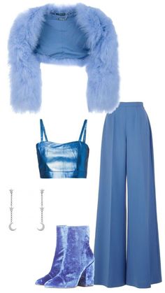 Saturn Outfit Aesthetic, Harry Styles Concert Outfit Dress, Sky Blue Outfit Aesthetic, Blue Outfit Concert, What To Wear To A Harry Styles Concert, Euphoria Style Outfits, Harry Concert Outfit Ideas, Hslot Outfit Ideas 2023, Harry Styles Concert Fits