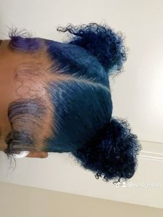 #bluehaircolor #hairstyles #naturalhairstylesforblackwomen  #blackgirl #explore  #haircolor Deep Blue Dyed Hair, Blue Hair On Light Skin, Blue Hair Dye Black Women, Dark Blue Hair Black Women, Blue Hair On Brown Skin, Blue Hair Natural, Navy Blue Hair Dye, Deep Blue Hair