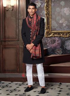 Groom Kurta, Men Ethnic Wear, Dr Wedding, Indo Western Outfits For Men, Kurta Wedding, Mens Indo Western, Wedding Ootd, Men Costumes