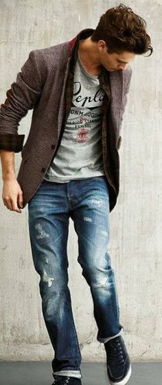 Men's Fashion Trendy Fall Fashion, Swag Men, Mens Fashion Urban, Latest Mens Fashion, Winter Outfits For Work, Casual Blazer, Fashion Mens, Fall Fashion Outfits