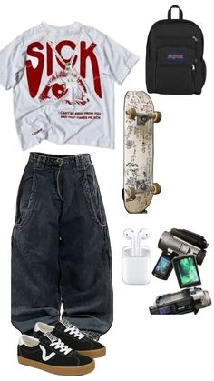 Skater Boy Outfits Summer, Retro Adidas Jacket, Billie Eilish Outfits, Baggy Outfit Ideas, Dresses Casual Winter, Street Fashion Men Streetwear