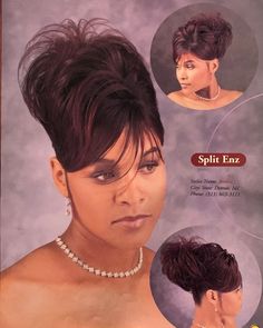 Press And Curl, 30s Hairstyles, 2000 Hair, Black Hair 90s, 2000s Photoshoot, Black Hair Magazine, Hair 90s