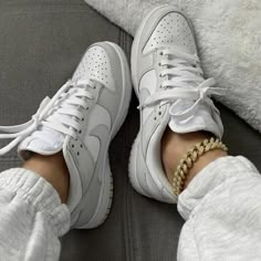 WMNS Dunk Low Next Nature "White / Sail" Sneaker Trend, Jordan Shoes Girls, All Nike Shoes, Nike Air Shoes, Cute Nike Shoes, Cute Nike, Cute Nikes, Hype Shoes, Aesthetic Shoes