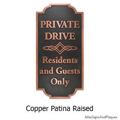 a sign that says private drive residents and guests only