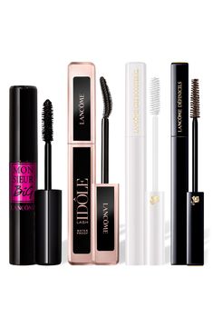 What it is: A limited-edition set of bestselling lash must-haves that will have your primed, voluminous lash looks covered for every occasion.Set includes: - Full-size Lash Idôle Volumizing Mascara (0.33 oz.): a mascara that delivers instant heart-stopping volume with up to 24-hour wear that lasts all night and even until the next morning- Full-size Monsieur Big Mascara (0.33 oz.): a mascara that delivers instant heart-stopping volume with up to 24-hour wear that lasts all night and even until t Best Curling Mascara, Lash Looks, Mascara Base, Eyelash Conditioner, Curling Mascara, Volumizing Mascara, Lancome Makeup, Lengthening Mascara, Best Mascara