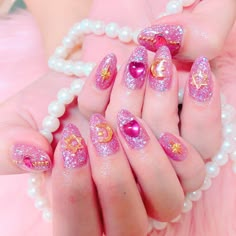 Kawaii Nail Art, Anime Nails, Moon Nails, Really Cute Nails, Minimalist Nails, Hot Nails