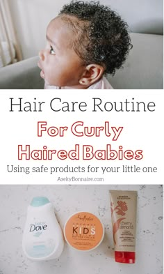 Biracial Baby Hairstyles, Newborn Hair Care, Baby Curly Hair Products, Baby Hair Moisturizer, Curly Hair Babies, Baby Hair Products, Black Baby Hair, Baby Curly Hair