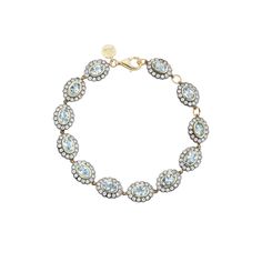 Ali Bracelet in Aquamarine Made In Manhattan, Marlo Laz, Bezel Set Diamond, Aquamarine Stone, Over The Moon, Bezel Setting, Oval Cut, Aquamarine, Manhattan