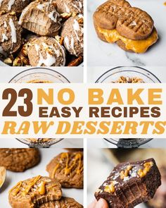 no bake easy recipes for raw desserts that are ready in just 30 minutes