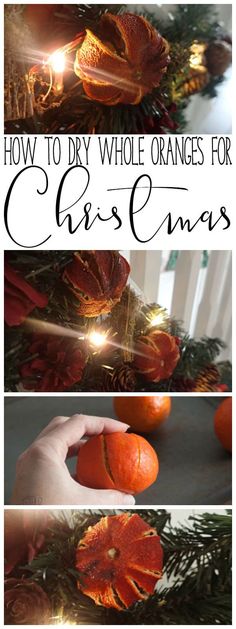 how to decorate oranges for christmas