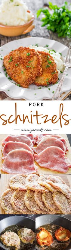 pork schnitzel is an easy and delicious appetizer that's ready in under 30 minutes