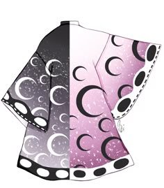 an image of two pieces of clothing with circles on them