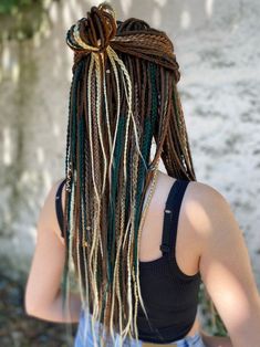 This Hair Extensions item by FoksasDreads has 252 favorites from Etsy shoppers. Ships from Kazakhstan. Listed on 16 May, 2023 Dreads Diy, Synthetic Dreads Hairstyles, Warrior Makeup, Dread Hair Extensions, Dread Hair, Faux Dreads, Celtic Warrior, Afro Braids, Different Braids